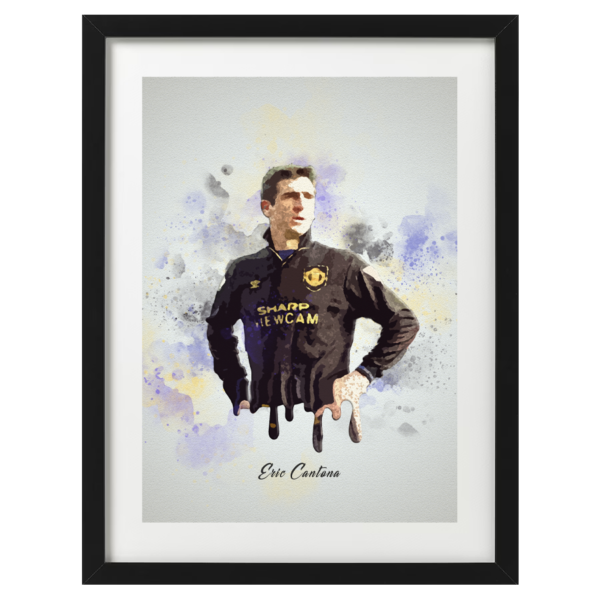 Personalised Sports Star Artwork Framed With White Mount - Image 4