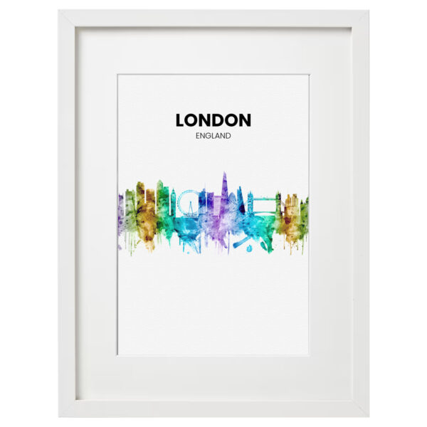 London Framed With White Mount - Image 2