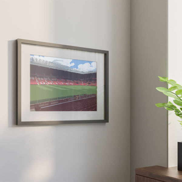 Personalised Stadium Artwork Framed With White Mount - Image 3